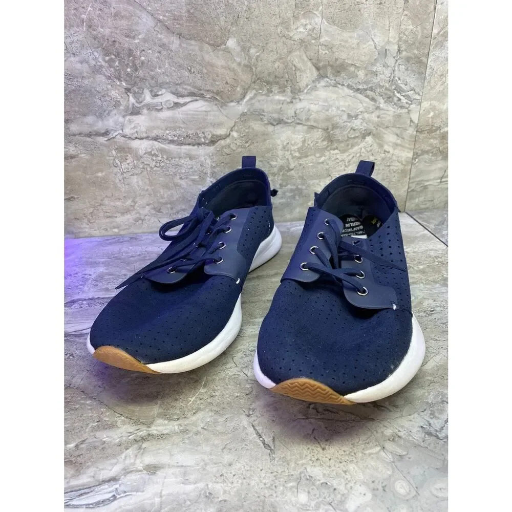 Steve Madden Men's 9 Blue Suede P-CHYLL Perforated Low Top Sneakers - Picture 2 of 9